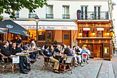 Frankreich, Paris, Butte Montmartre, Restaurant Das Relais de la Butte