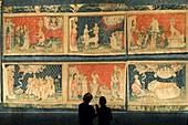 France, Maine et Loire, Angers, the castle of the Dukes of Anjou built by Saint Louis, the Apocalypse tapestry