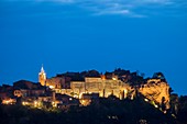 Frankreich, Vaucluse, regionaler Naturpark Luberon, Roussillon, beschriftet die schönsten Dörfer Frankreichs