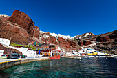 Ammoudi Bay, Oia, Santorini, Kykladen, griechische Inseln, Griechenland, Europa