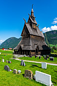 Hopperstad Stave Church, Vikoyri, Norway, Scandinavia, Europe
