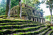 Archaeological Maya site of Yaxchilan in the jungle of Chiapas, Mexico, North America