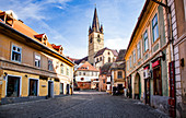 Old town of Sibiu, Transylvania, Romania, Europe