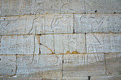 Hieroglyphen-Detail, Temple of Dendur, Metropolitan Museum of Art, New York City, New York, USA