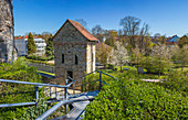 Stadtmauer Am Unteren Wall in Schweinfurt, Bayern, Deutschland