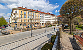 Opernstrasse and Grand Canal in Bayreuth, Bavaria, Germany