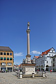 Marienplatz, Freising, Oberbayern, Bayern, Deutschland