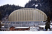 Interconti-Hotel, Winter in Davos, Graubünden, Schweiz