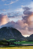 Landschaft bei Somna, Provinz Nordland, Norwegen