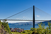 Brücke bei Sandnessjöen, Norwegen