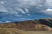 Mining town of Røros with old rubble dumps, Roros, Norway