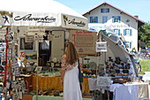 Antique market, Gut Keferloh, Haar, Munich, Upper Bavaria, Bavaria, Germany
