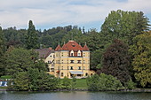 Castle Garatshausen of the Thurn und Taxis family, Feldafing, Starnberger See, 5-Seen-Land, Upper Bavaria, Bavaria, Germany