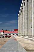 Architectural photography of the Dvorets Respubliki concert hall, Minsk Belarus