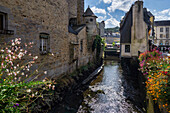 In der Altstadt von Quimper, Finistère, Bretagne, Frankreich, Europa