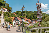Kurort Rathen in der Sächsischen Schweiz, Sachsen, Deutschland