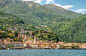 Aussicht auf Menaggio am Comer See, Lombardei, Italien 
