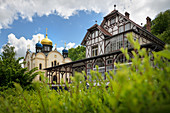 Russisch Orthodoxe Kirche St Alexandra Bad Ems, UNESCO Weltkulturerbe „Bedeutende Kurstädte Europas“, Rheinland-Pfalz, Deutschland