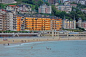 Playa La Concha, Donostia-San Sebastian, Basque Country, Spain