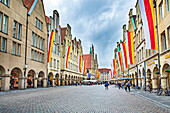 Prinzipalmarkt in Münster, Nordrhein-Westfalen, Deutschland