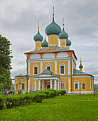 Kreml in Uglitsch an der Wolga, Verklärungskathedrale, Transfiguration Cathedral, Wolga-Ostsee-Wasserweg, Goldener Ring, Russland, Europa