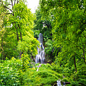 Uracher waterfall, Bad Urach, Swabian Alb, Baden-Wuerttemberg, Germany, Europe