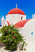 Greek orthodox chapel, Mykonos Town, Mykonos, Cyclades Islands, Greece