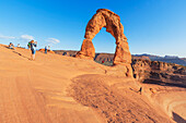 Delicate Arch, Arches-Nationalpark, Moab, Utah, Vereinigte Staaten von Amerika