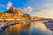 Historic old harbour, Ciutadella, Minorca, Balearic Islands, Spain