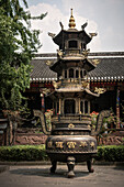 Temple at Qingyang Palace (West Gate), Chengdu, Sichuan Province, China, Asia