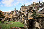 Grabsteine auf Greyfriars, historischen Friedhof, Old Town, Edinburgh, Schottland, UK