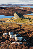 Round House Dun Carloway Broch on the Isle of Lewis, Outer Hebrides, Scotland UK
