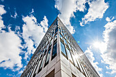 Modern residential building, Hafencity, Hamburg-Mitte, Hamburg, Germany