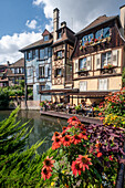 Half-timbered houses in Little Venice, Colmar, Alsace, France, Europe