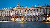 Hotel de Ville, Rathaus von Nancy, Unesco Weltkulturerbe, Blaue Stunde, Nancy, Lothringen, Frankreich, Europa