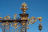 Place Stanislas, Goldenes Tor, Laterne, Detail Nancy, Lothringen, Frankreich, Europa