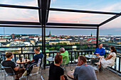 View from the bar at the top of Hotel Torni, Helsinki, Finland