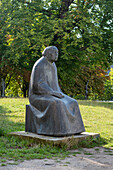Käthe Kollwitz, sculpture by Gustav Seitz, Magdeburg Sculpture Park, Saxony-Anhalt, Germany