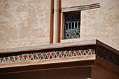 House detail in the Medina d’Agadir, which recreates a traditional Berber village