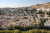 Blick auf Granada, Andalusien, Spanien