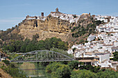 White villages, view of Arcos de la Frontera, Andalusia, Spain