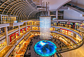 Digital Light Canvas im Marina Bay Sands Einkaufszentrum, Singapur 