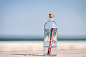 Flaschenpost, Message in a bottle, Ostsee, Meer 