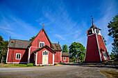 Wooden church on the island of Jumo, Schaerenringweg: Askainen – Kustavi – Inioe – Houtskaer – Korpo – Nagu – Pargas, Finland
