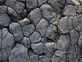 Basalt rock at Hornvik Bay, Hornstrandir Nature Reserve, Iceland, Europe
