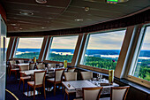 Aussicht vom Puijo-Turm, Kuopio, Finnland