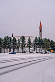 Kirche von Enontekiö, Hetta, Lappland, Finnland