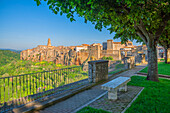 View to Pitigliano, Maremma, Province of Grosseto, Toscana, Italy
