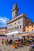 Comune di Montepulciano on the Piazza Grande, Montepulciano, Val di Chiana, Province of Siena, Brunello Wine Route, Toscana, Italy