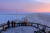 Tourist ride on the historic icebreaker Sampo, Kemi, Finland